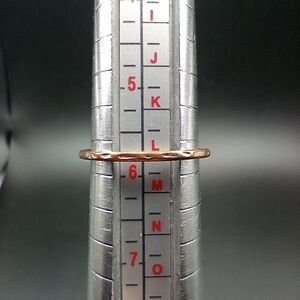 Copper road ring size 6 R239